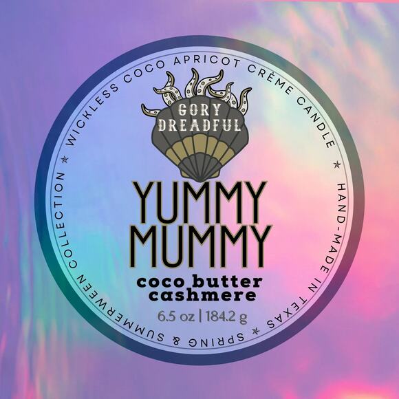 Yummy Mummy Wickless Candle: Cocoa Butter Cashmere Scent - Picture 9 of 10